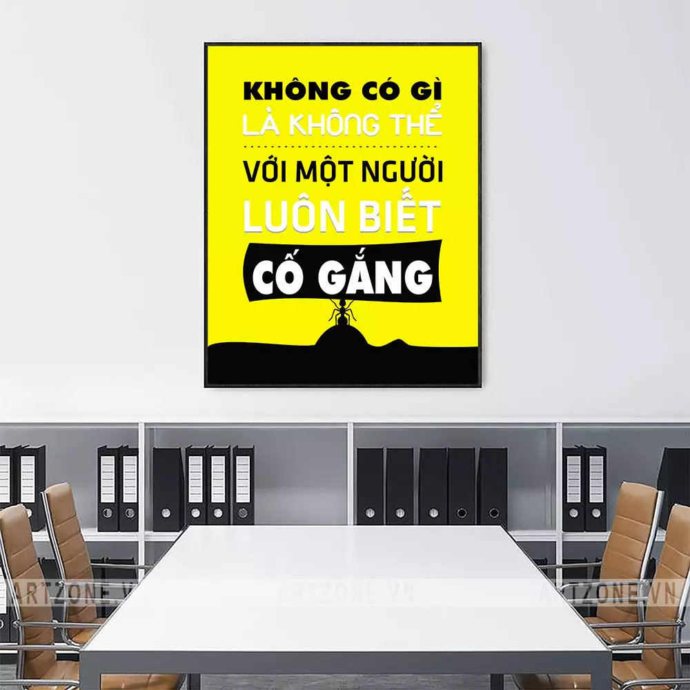 Tranh truyền cảm hứng làm việc