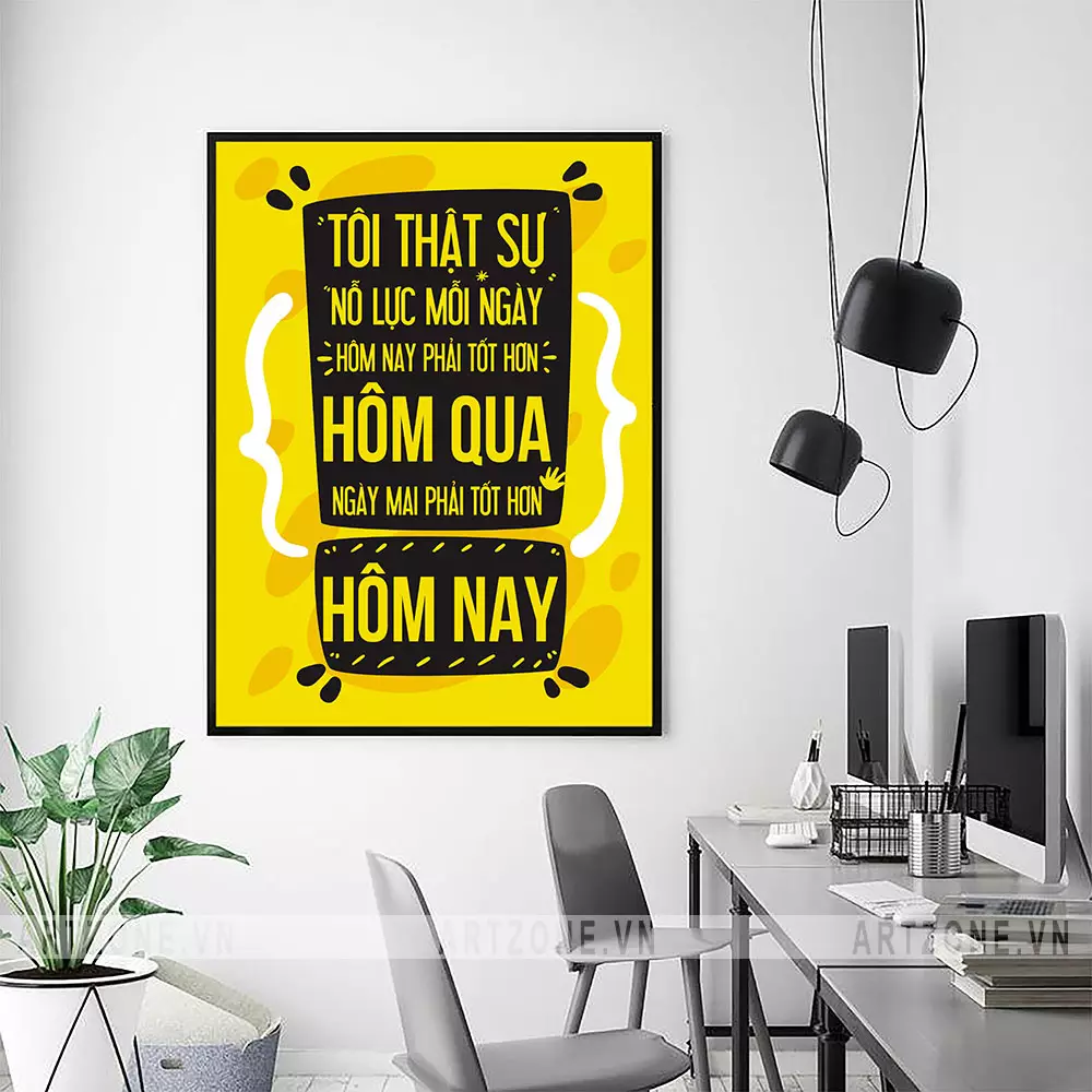 Treo tranh ở vị trí thích hợp