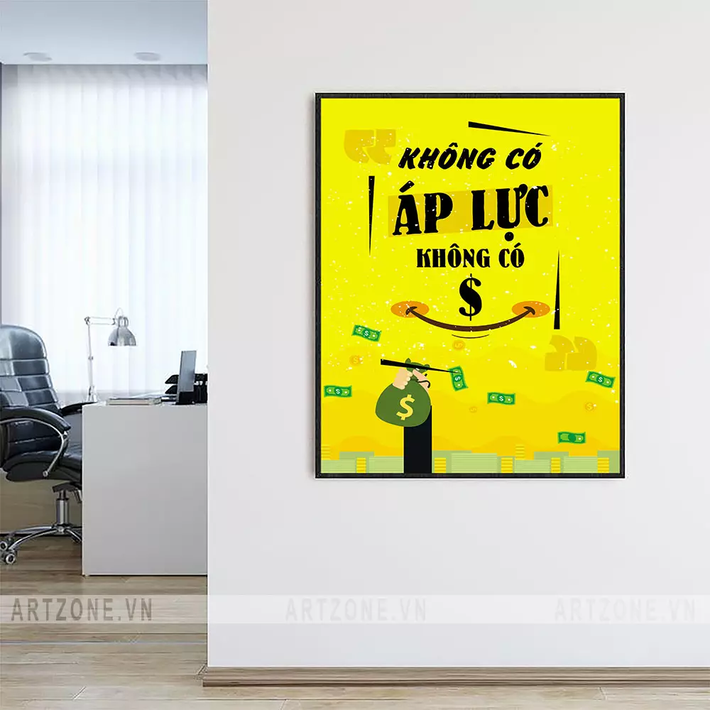 Tranh động lực cho khu vực làm việc nhóm