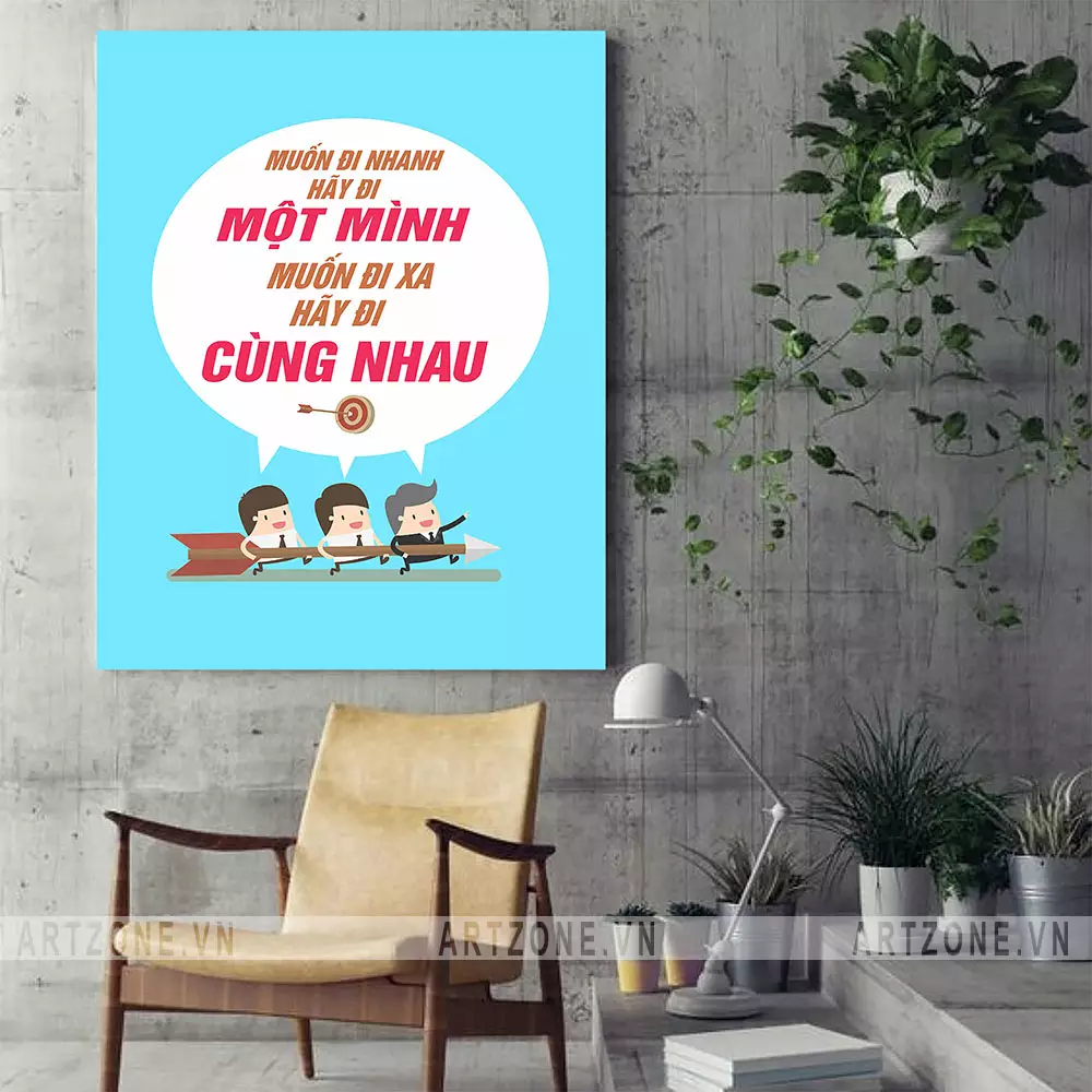 Tranh động lực làm việc nhóm hiệu quả