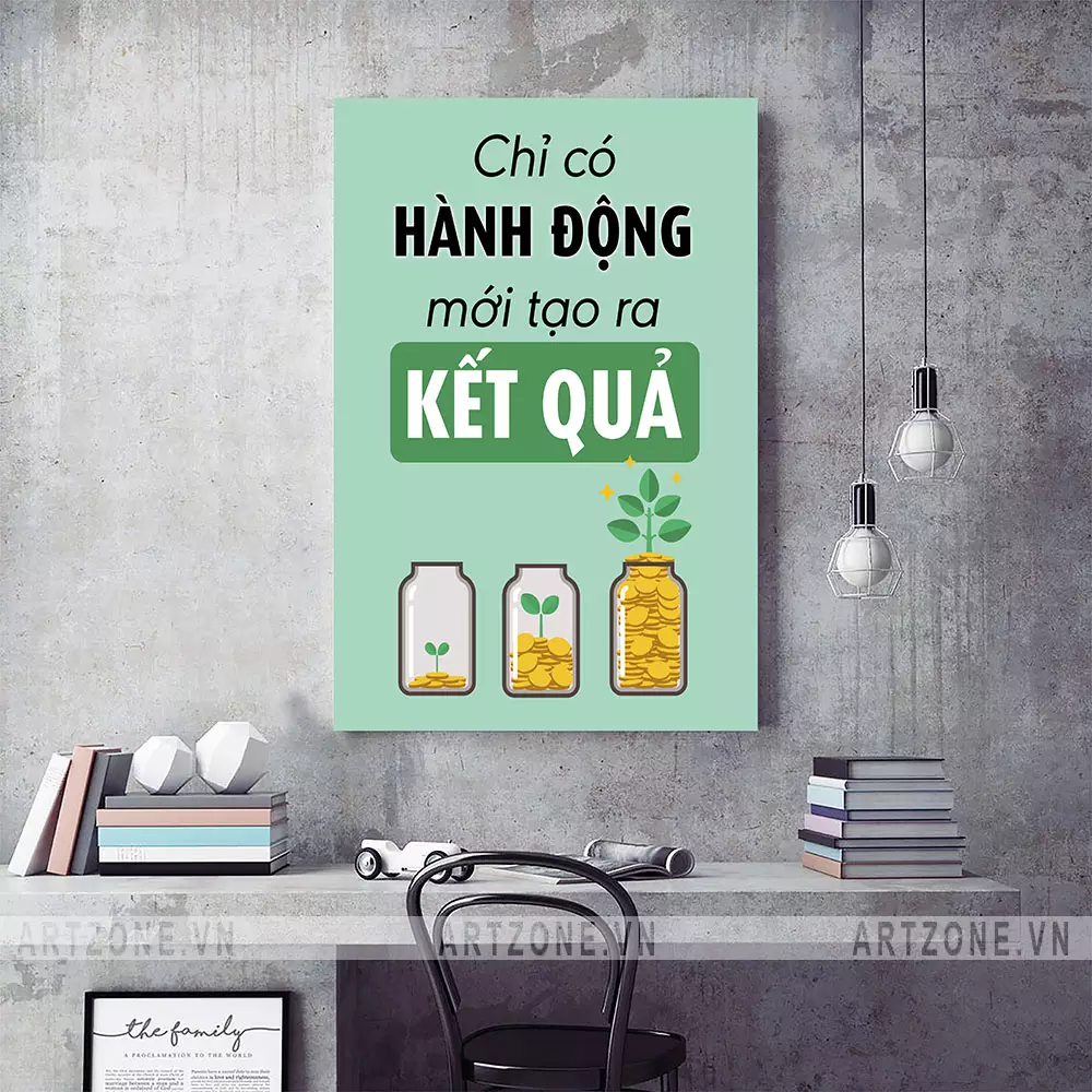 Tranh động lực văn phòng - Trang trí văn phòng chuyên nghiệp