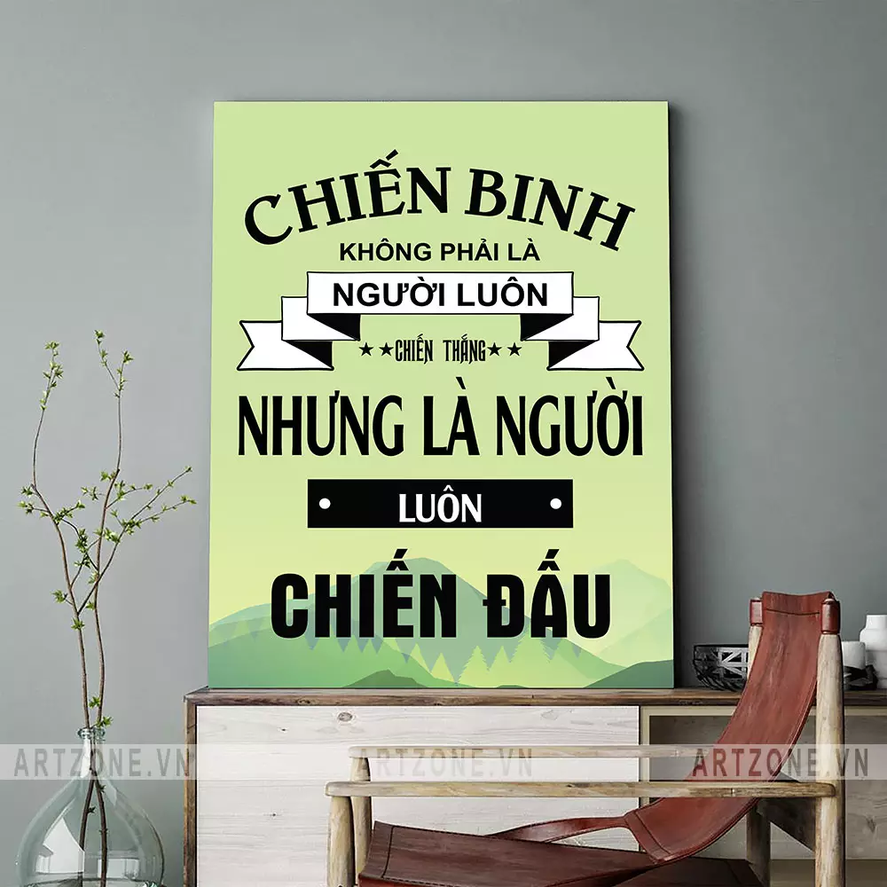 Tranh slogan trang trí văn phòng AZ1-0441