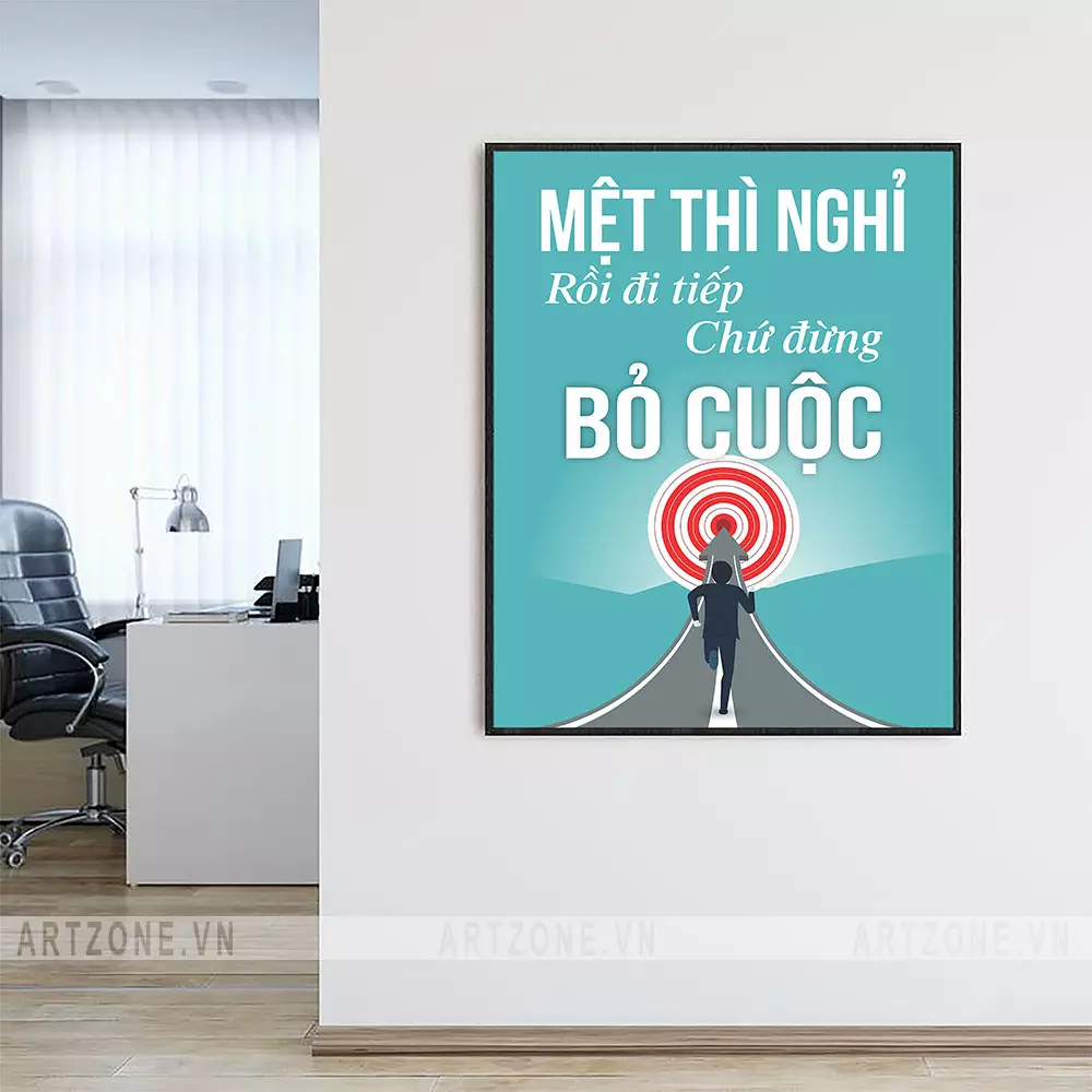 Tranh treo tường văn phòng động lực AZ1-0543