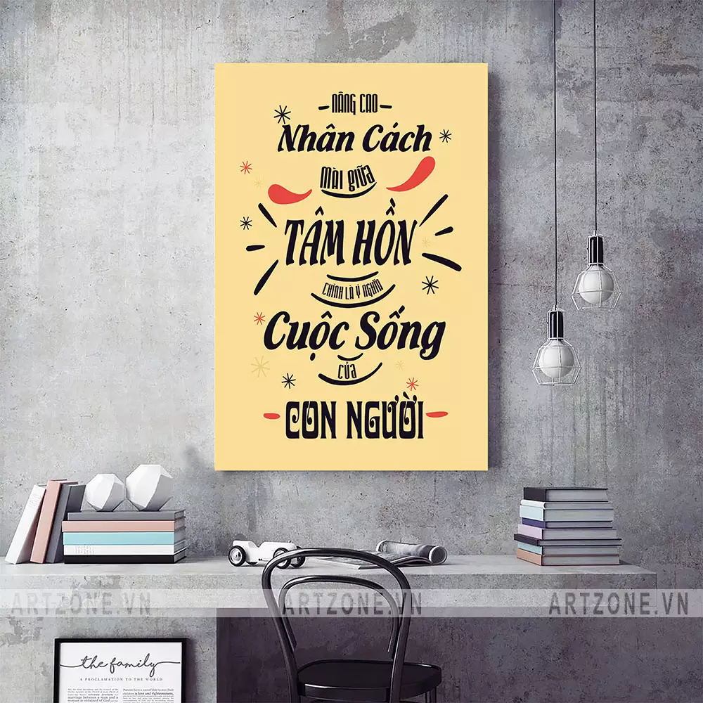 Tranh treo tường văn phòng sang trọng
