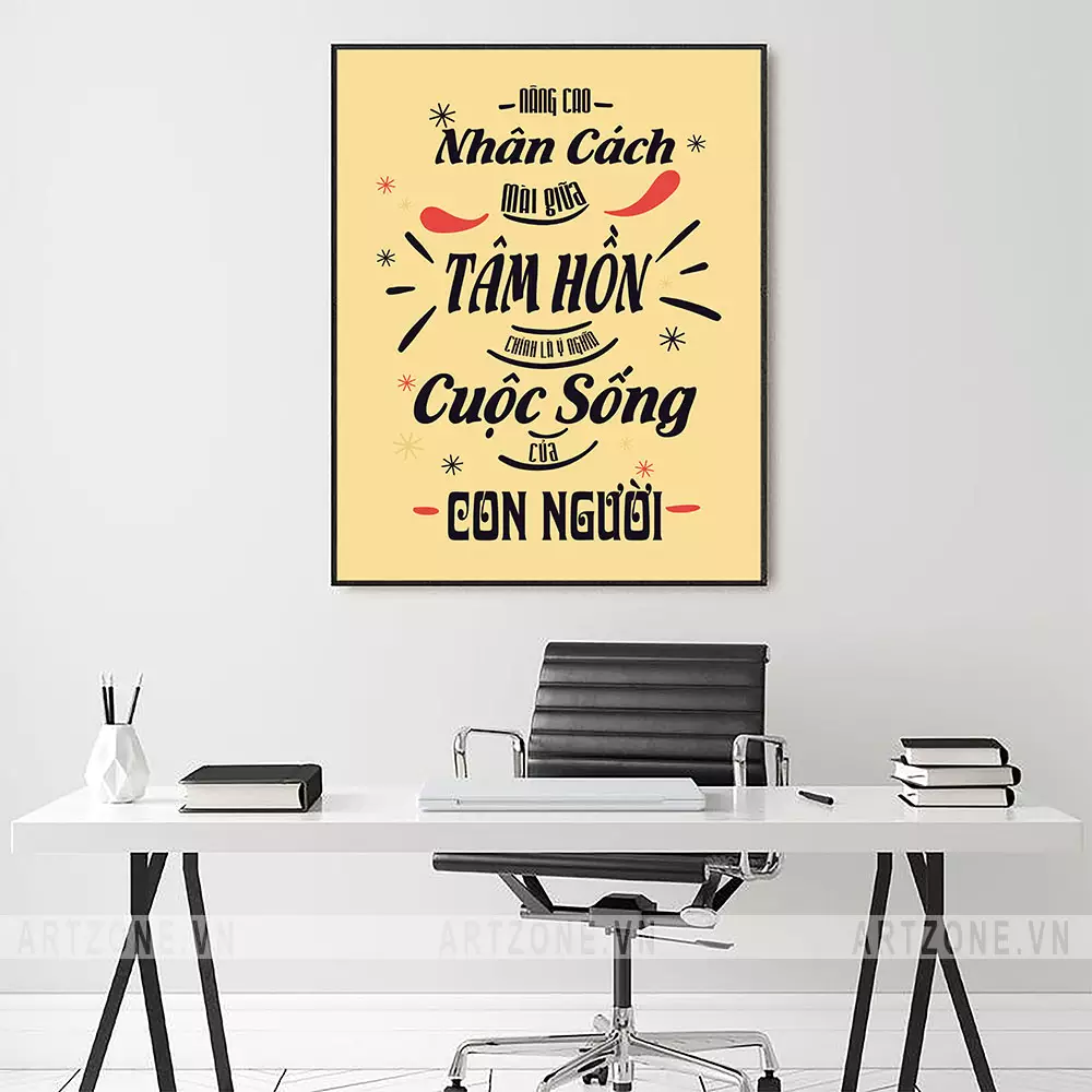 Tranh treo tường văn phòng hiện đại