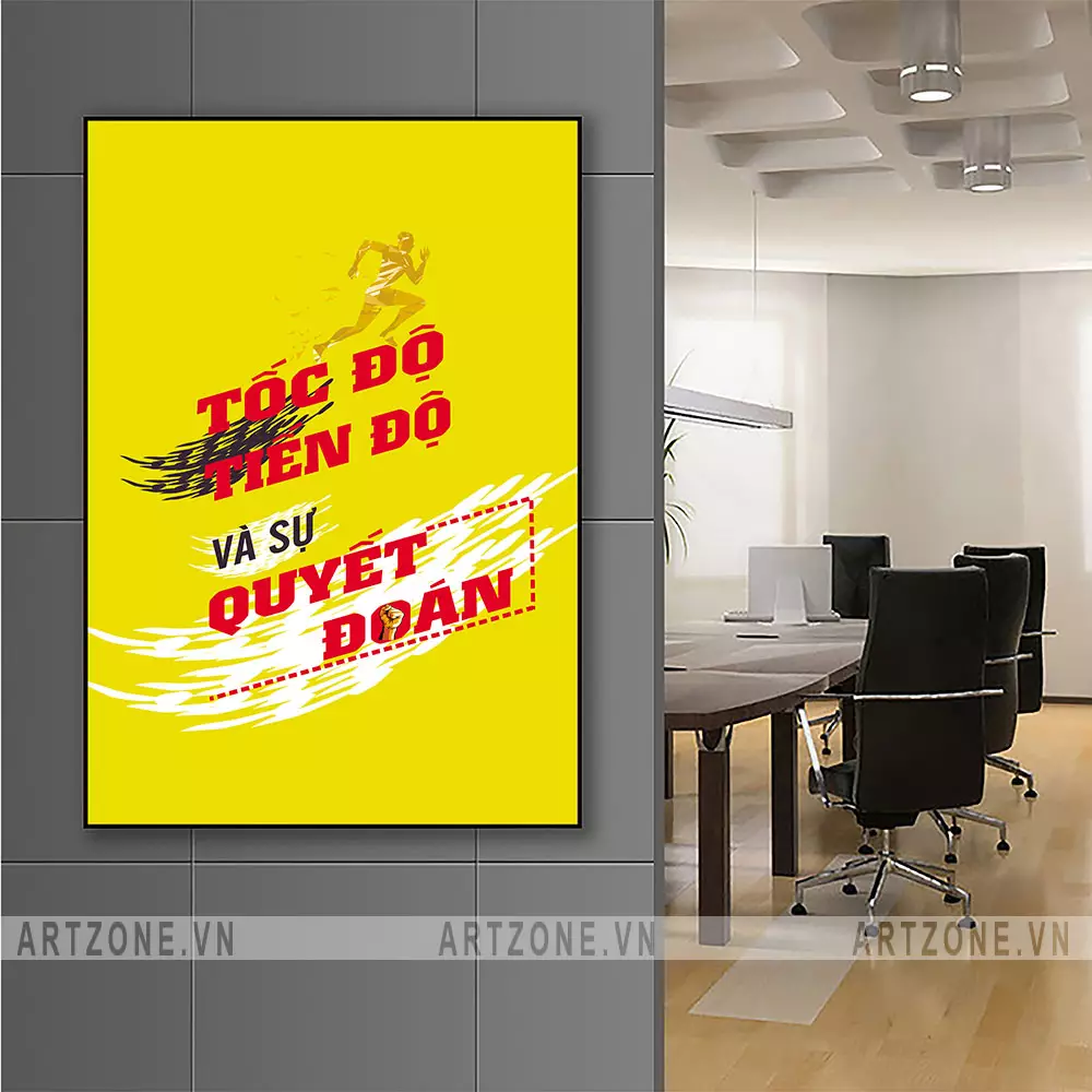 Cách lựa chọn màu sắc tranh phù hợp cho văn phòng