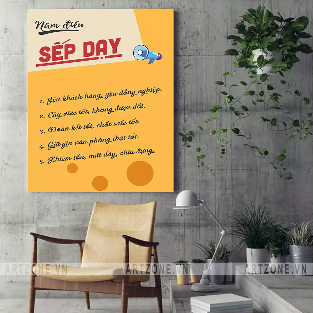 Tranh treo tường văn phòng giá rẻ