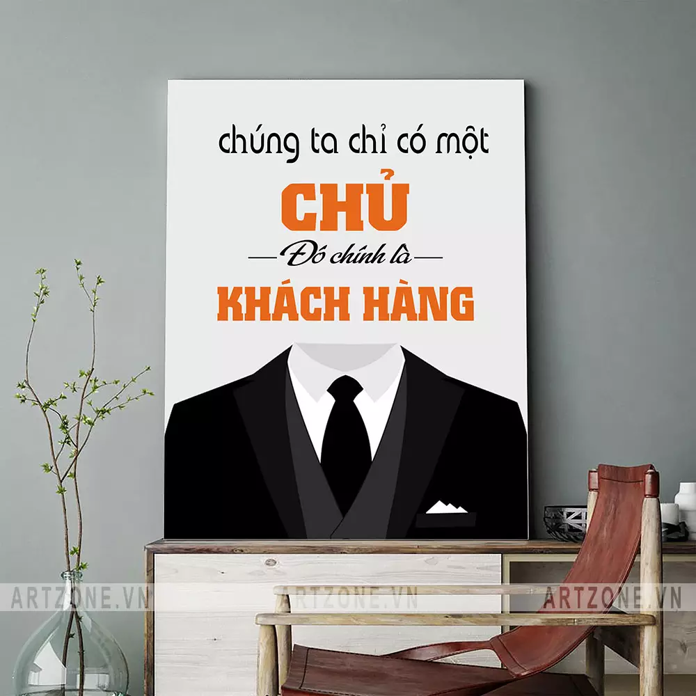 Tranh treo tường văn phòng với thông điệp ý nghĩa