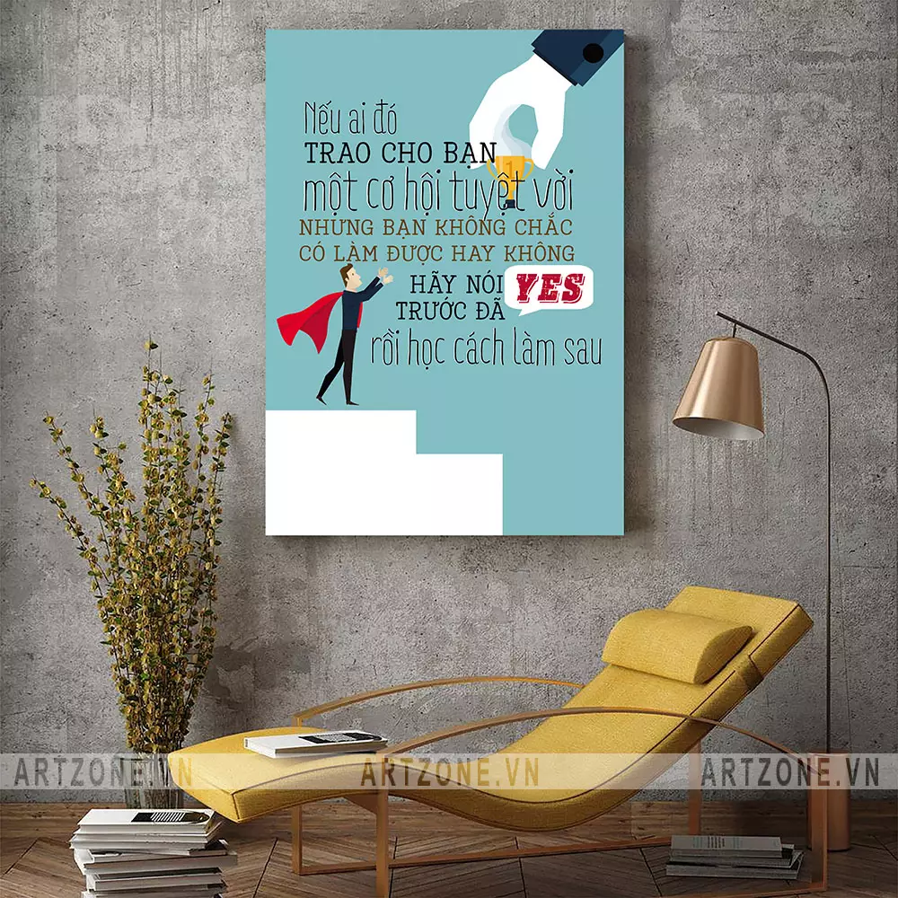 Tranh tạo động lực làm việc cho nhân viên