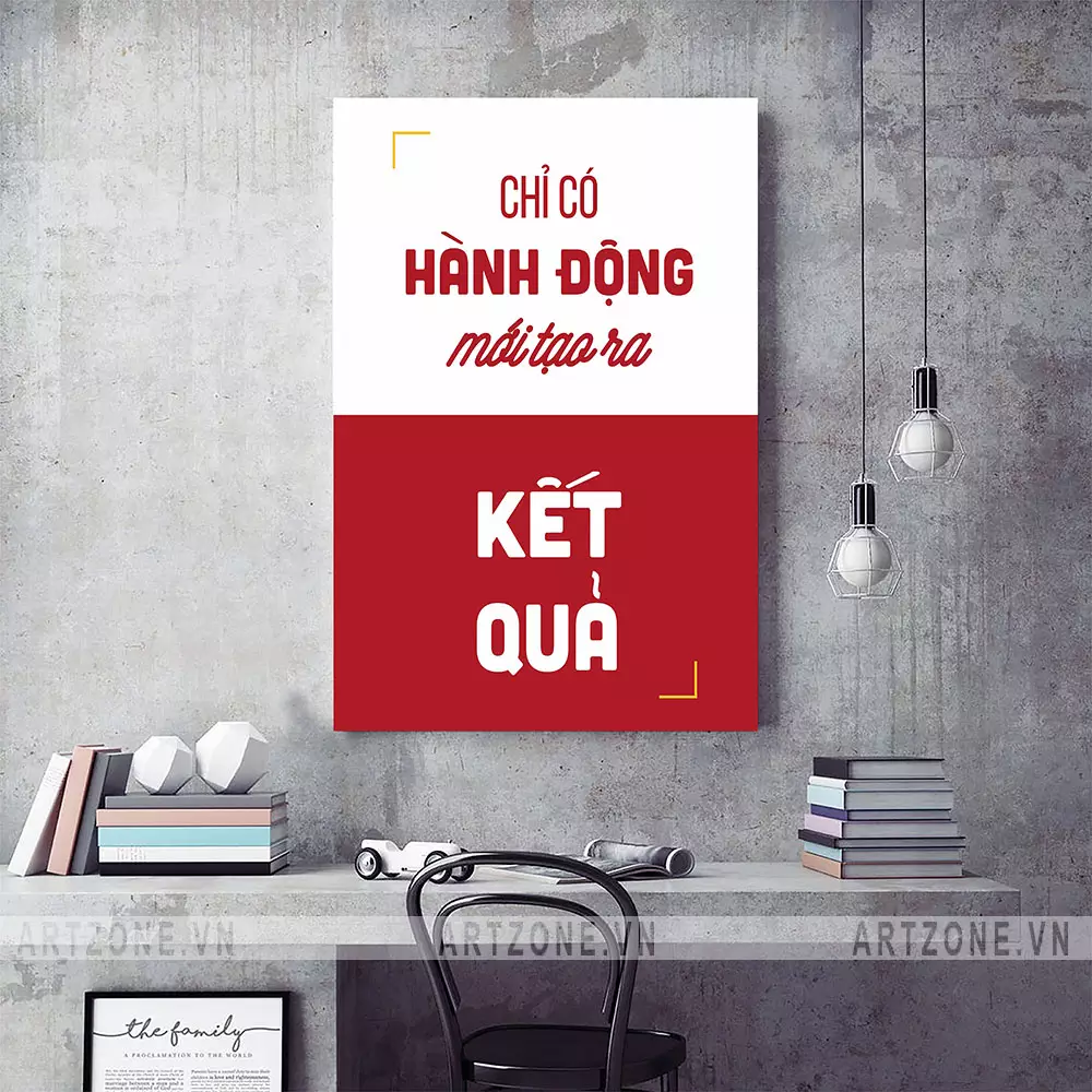 Tranh treo tường động lực làm việc nhóm