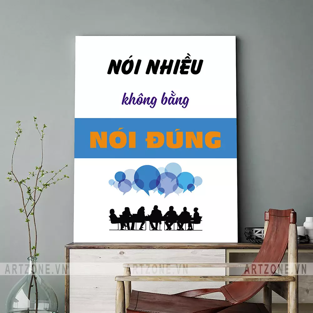 Tranh trang trí văn phòng làm việc chuyên nghiệp - Mẫu AZ1-0449