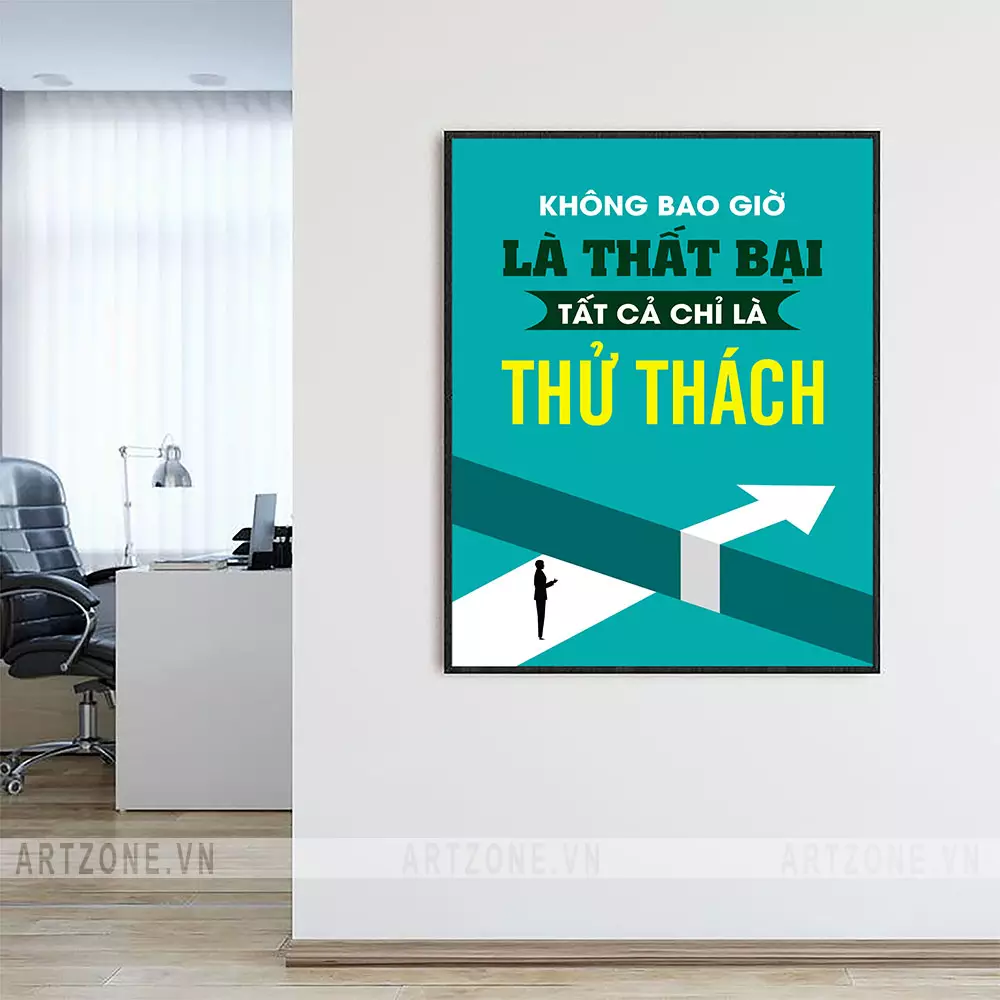 Tranh slogan tạo động lực cho văn phòng