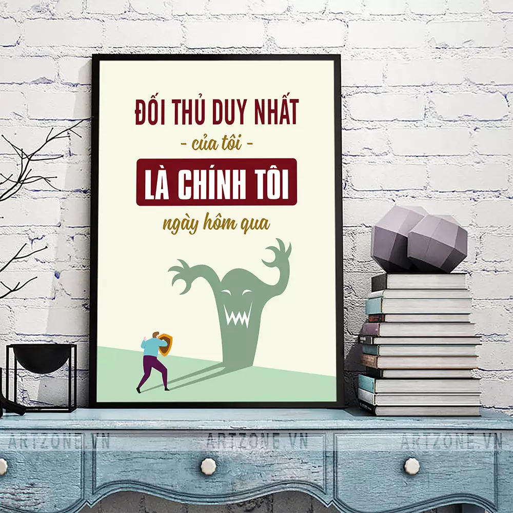 Chi tiết tranh treo tường văn phòng chất lượng cao