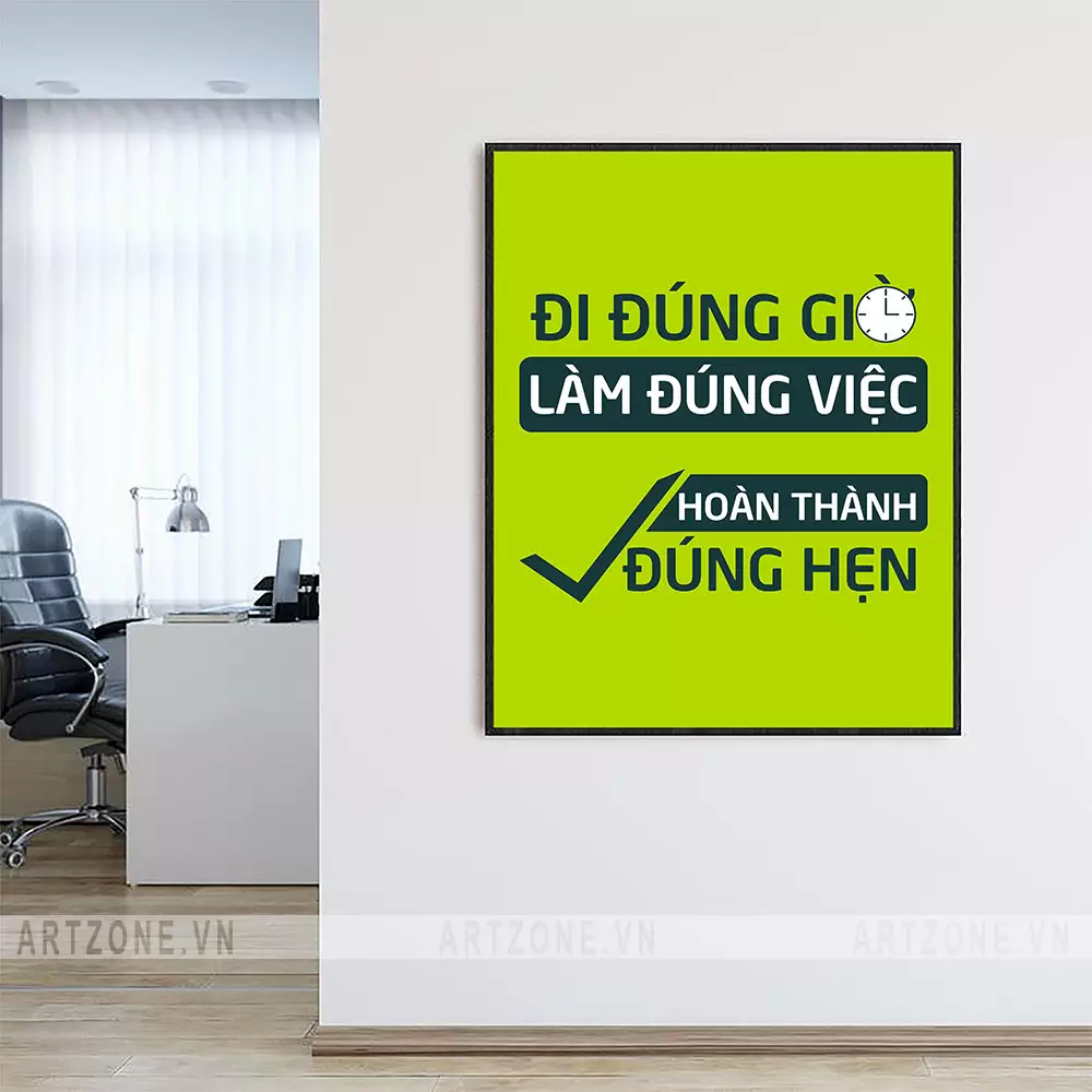 Tranh slogan thúc đẩy động lực làm việc