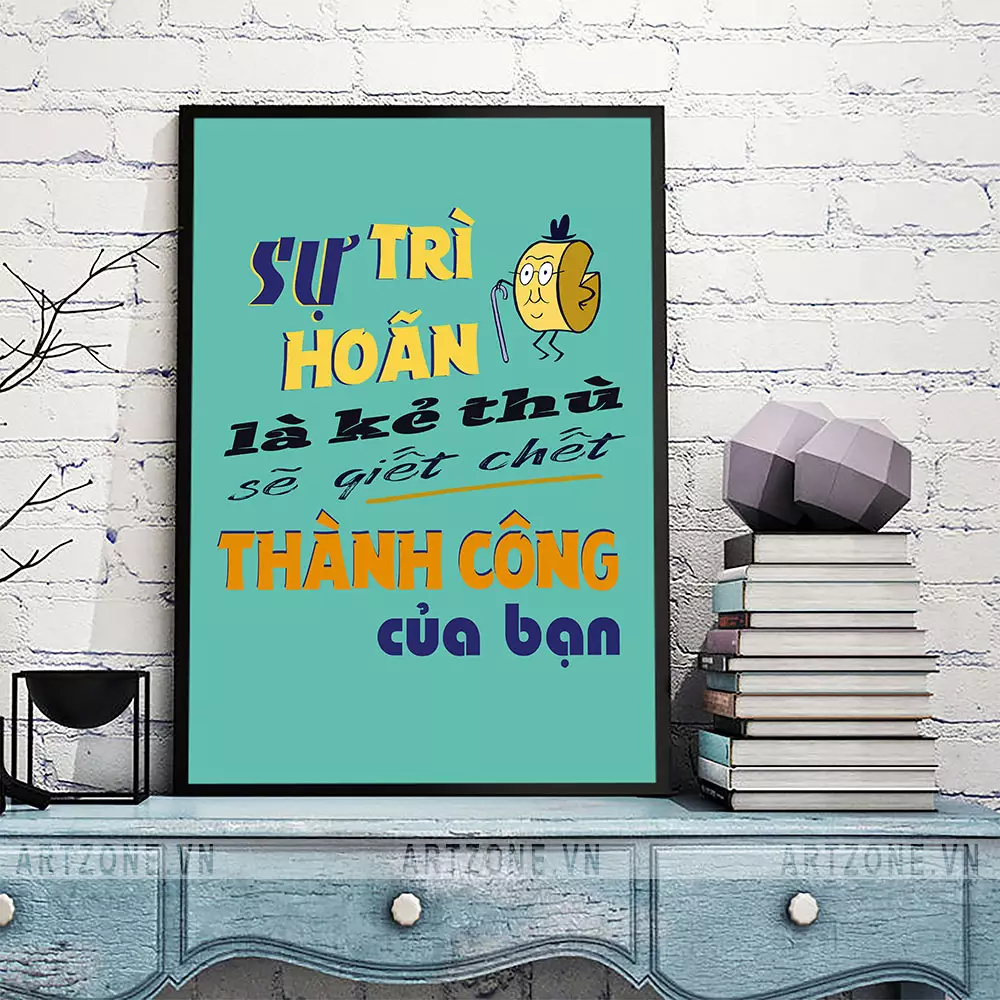 Tranh slogan văn phòng đẹp