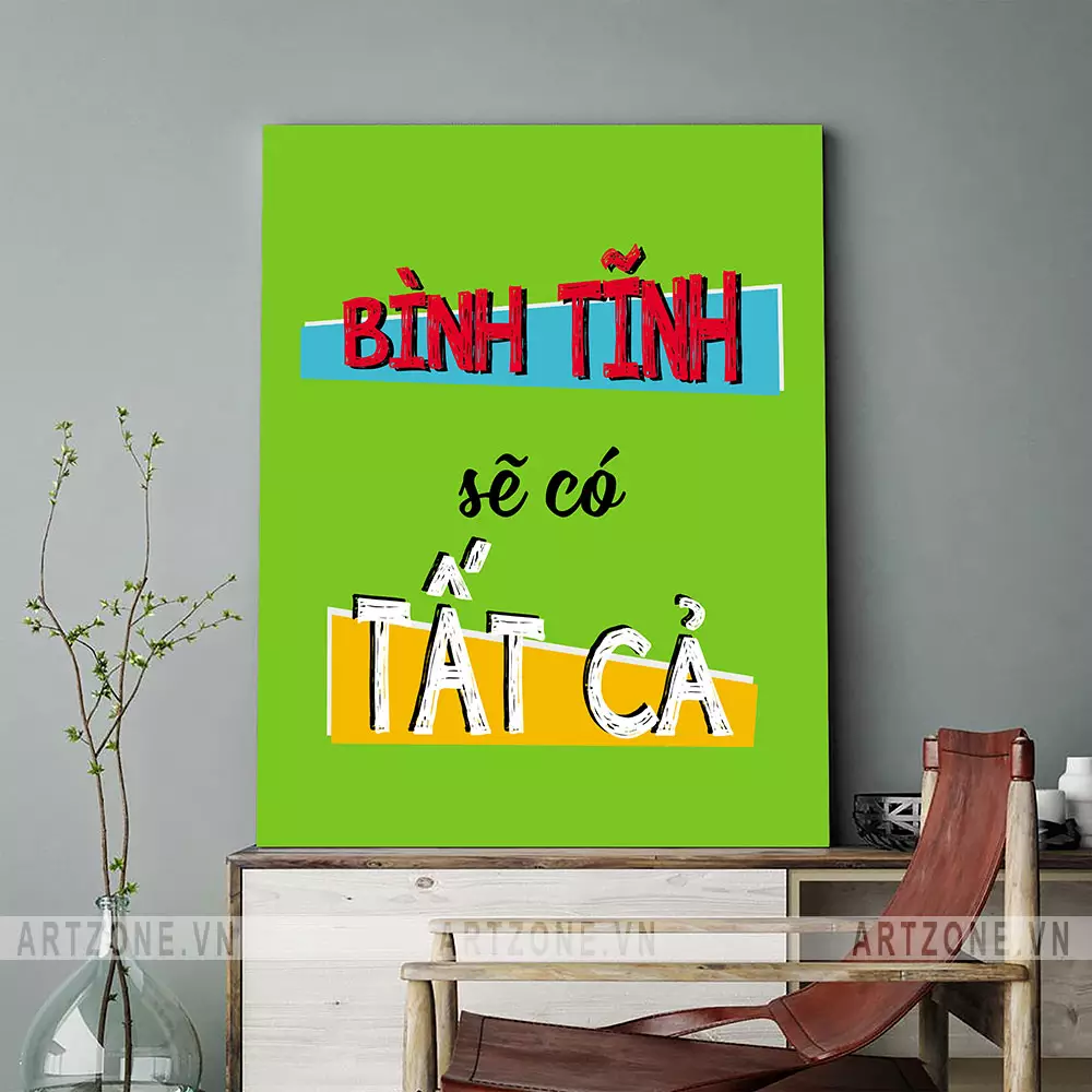 Ý nghĩa tranh Bình tĩnh sẽ có tất cả