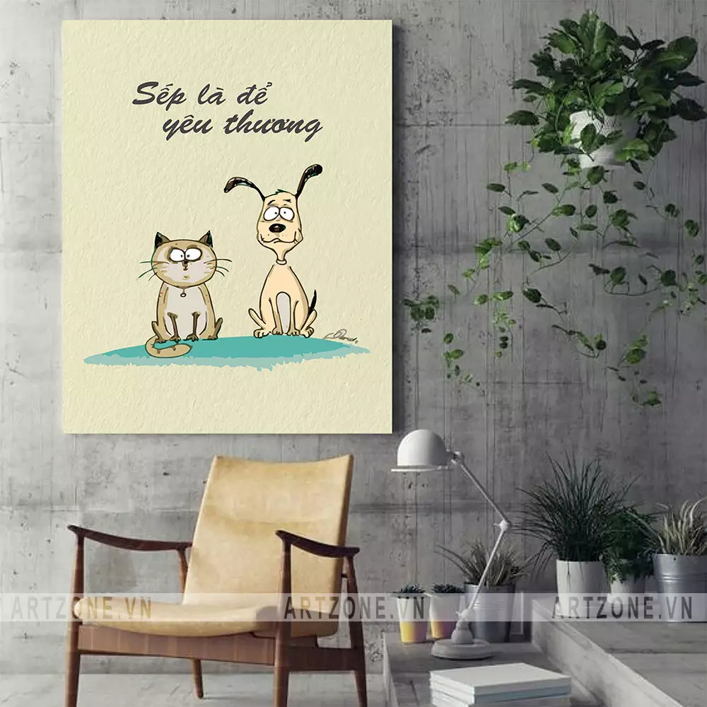 Lựa chọn tranh treo văn phòng phù hợp với không gian
