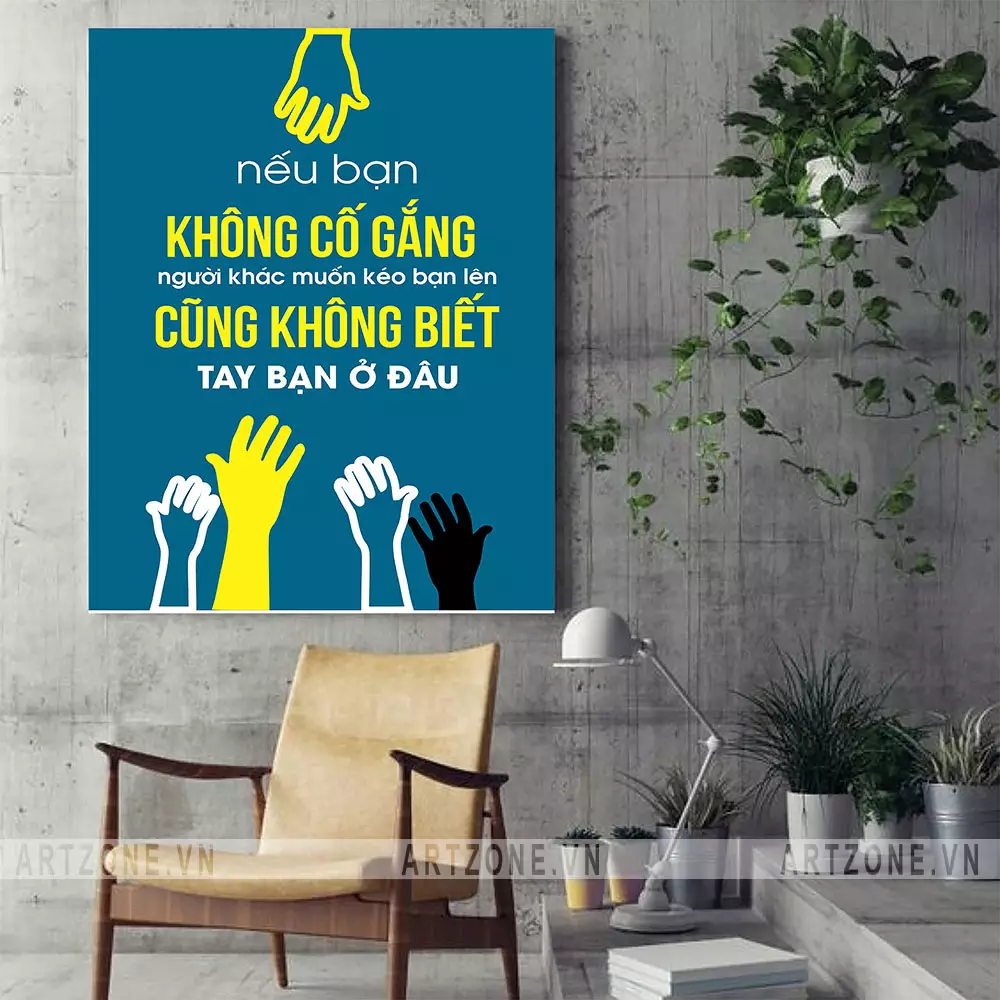 Tranh treo văn phòng phù hợp với không gian làm việc