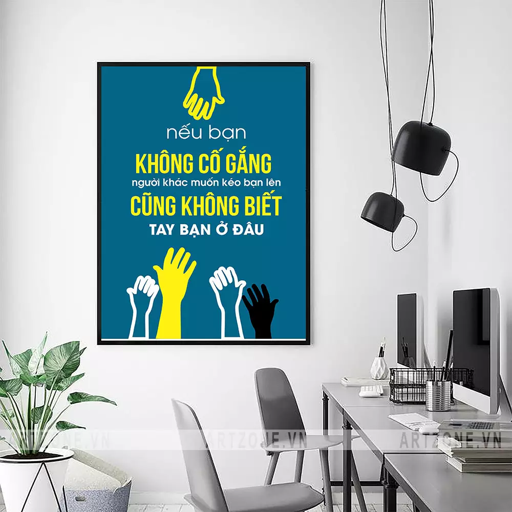 Tranh treo văn phòng tạo động lực cho không gian làm việc