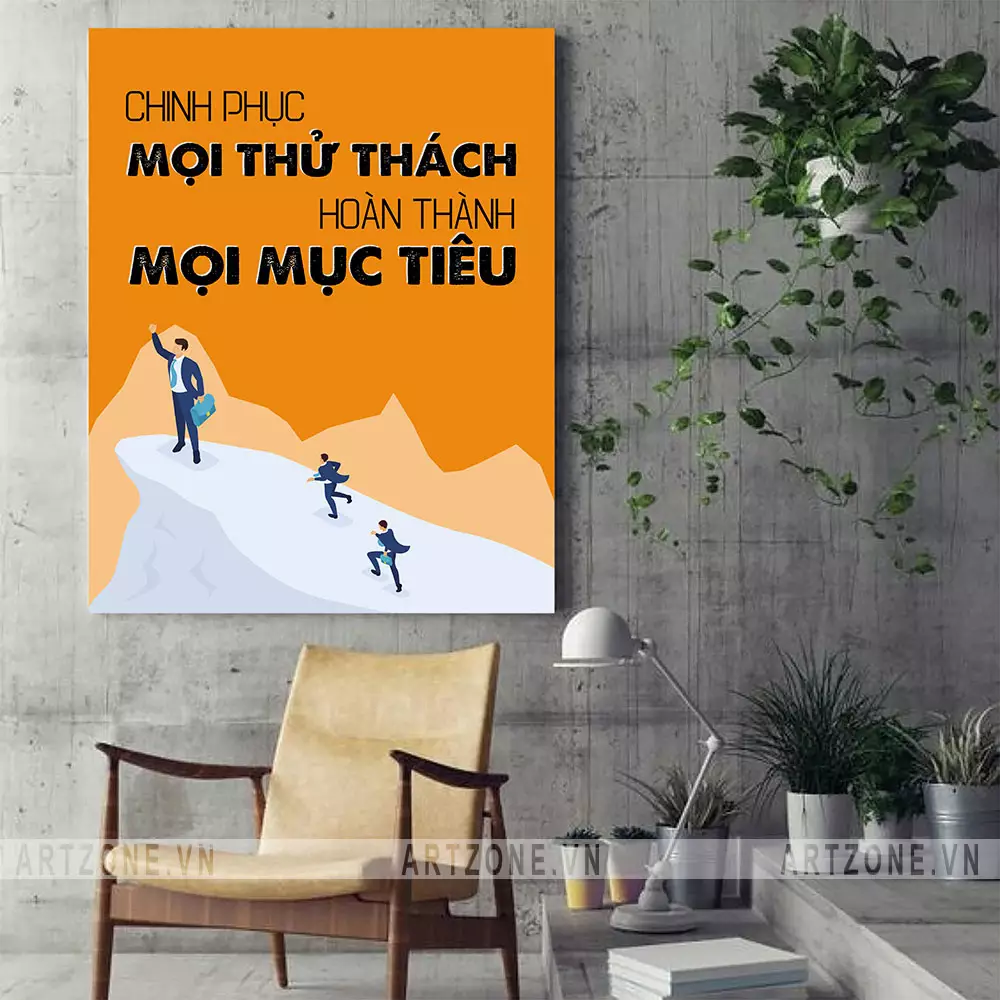 Cách treo tranh văn phòng đẹp và hiệu quả