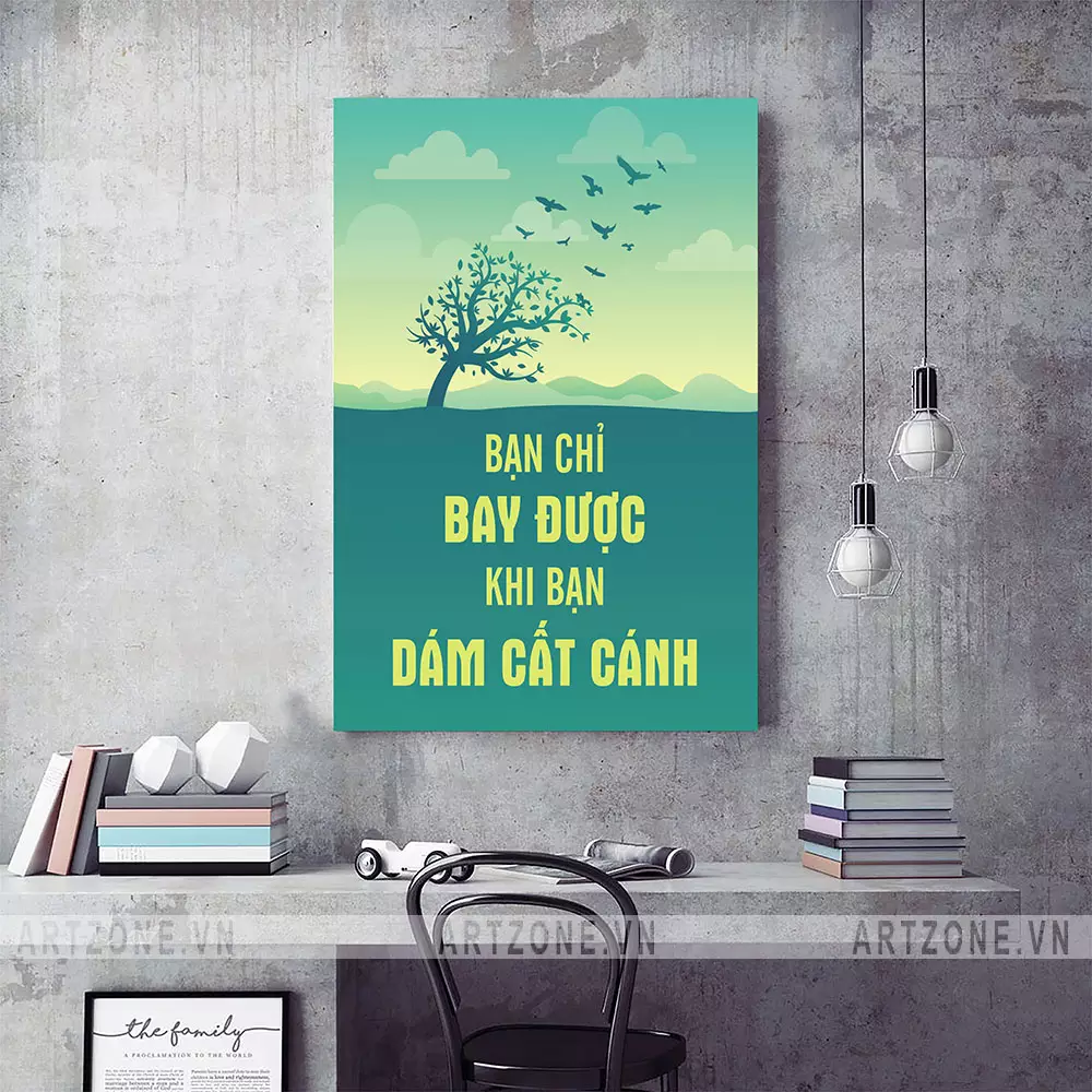 Tranh văn phòng truyền cảm hứng
