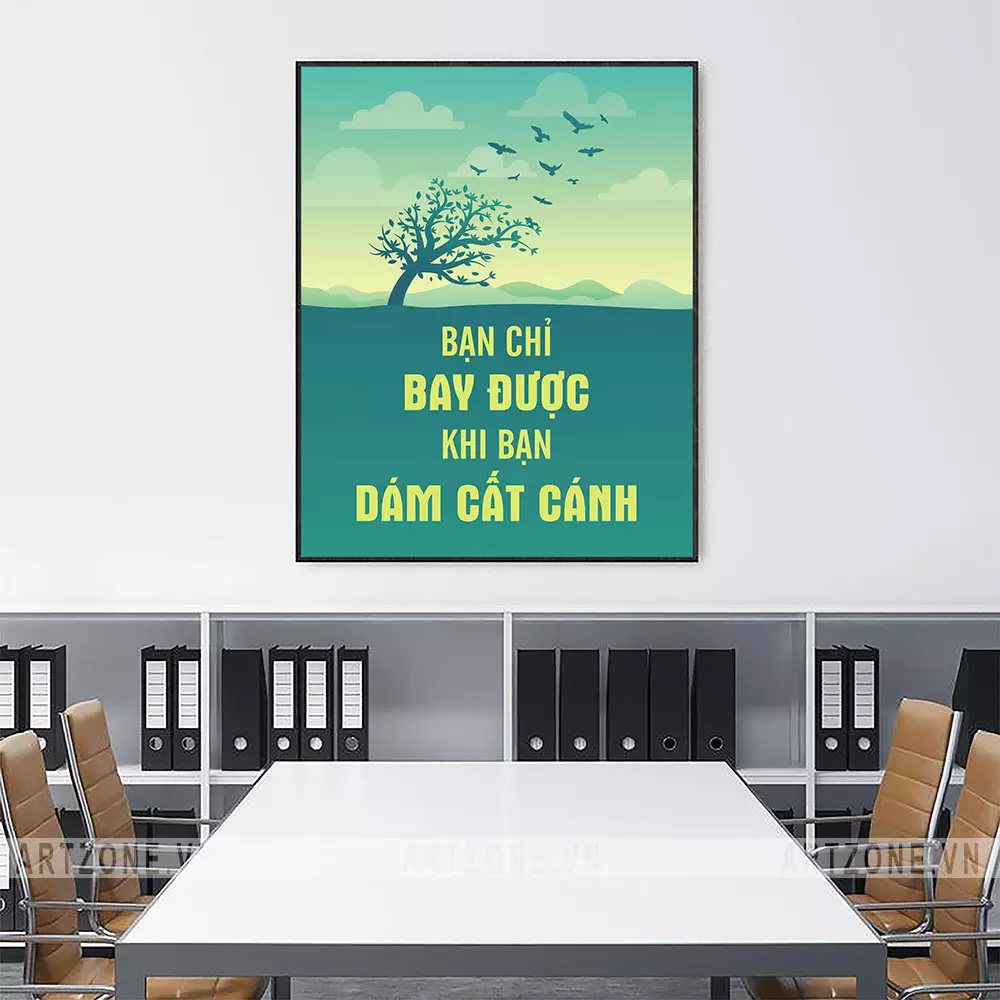 Tranh văn phòng tạo động lực làm việc