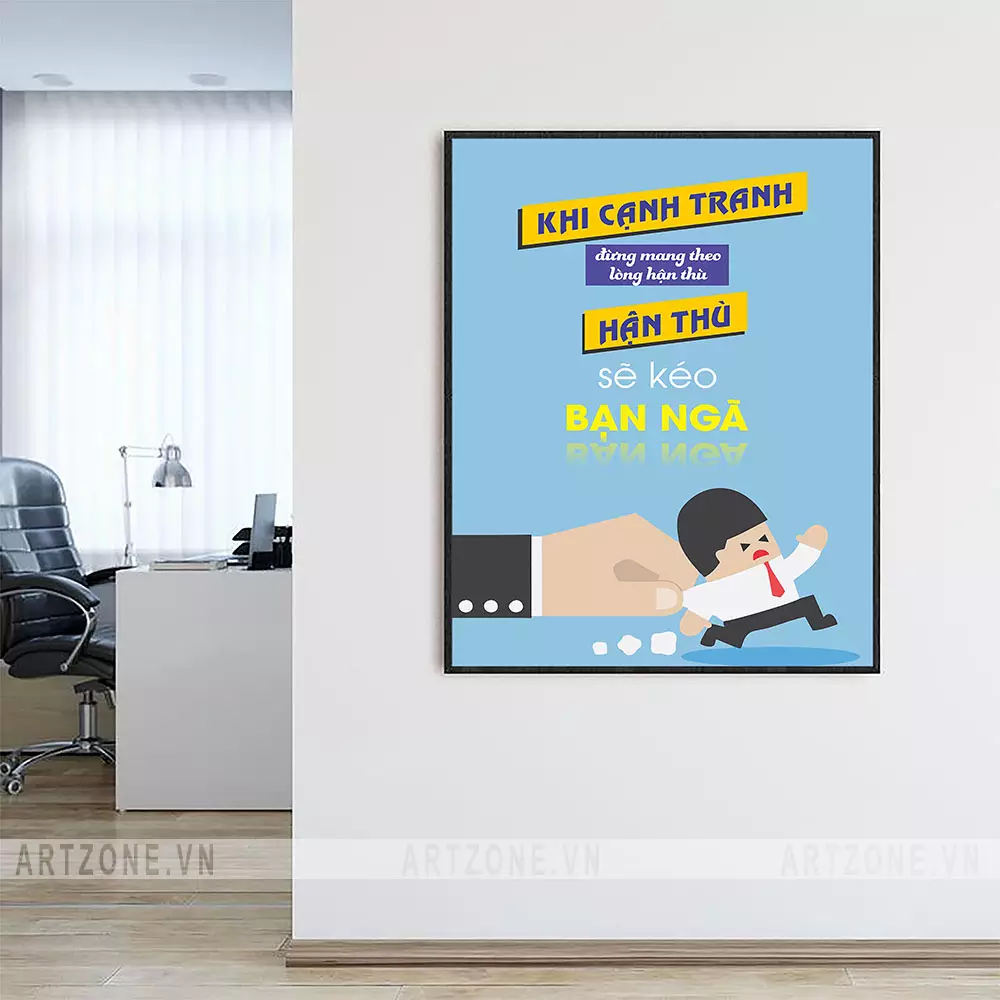 Tranh treo văn phòng động lực AZ1-0531