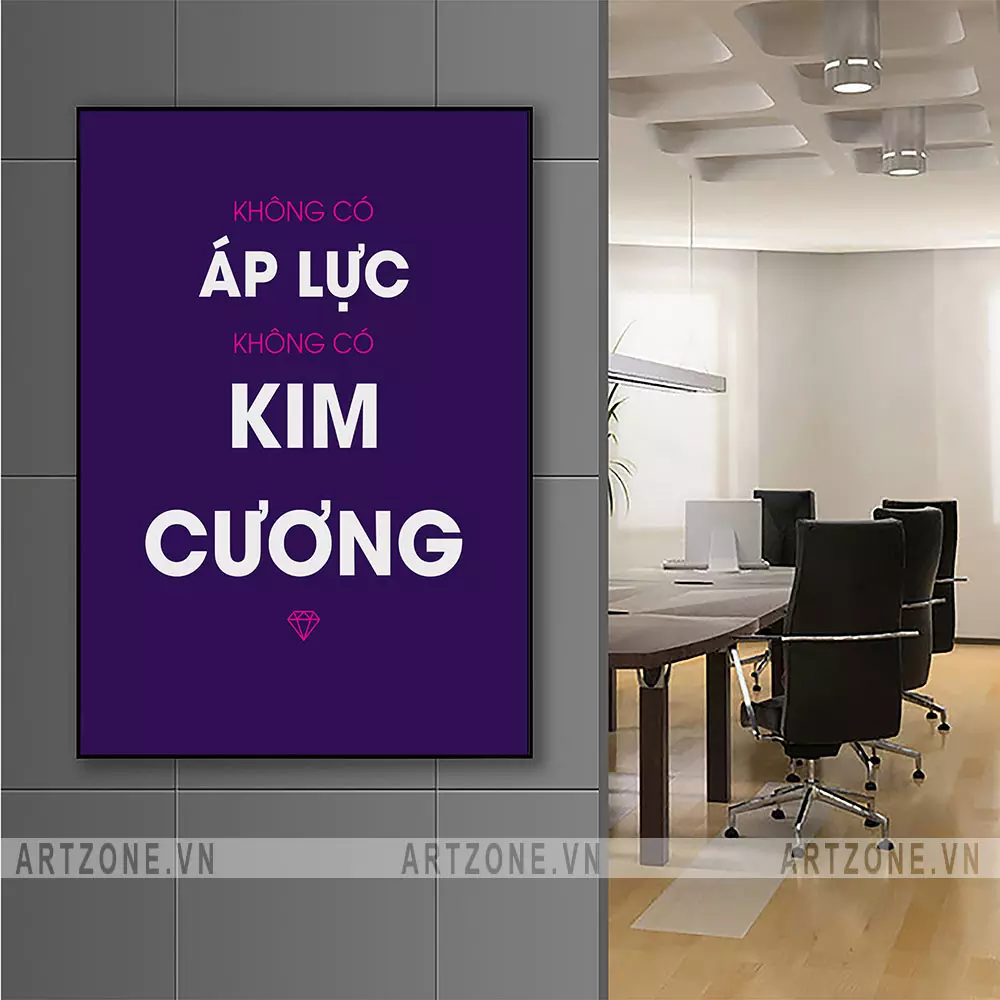 Lỗi chọn màu sắc tranh không hài hòa với không gian