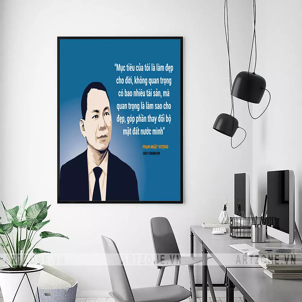 Tranh slogan tạo động lực làm việc