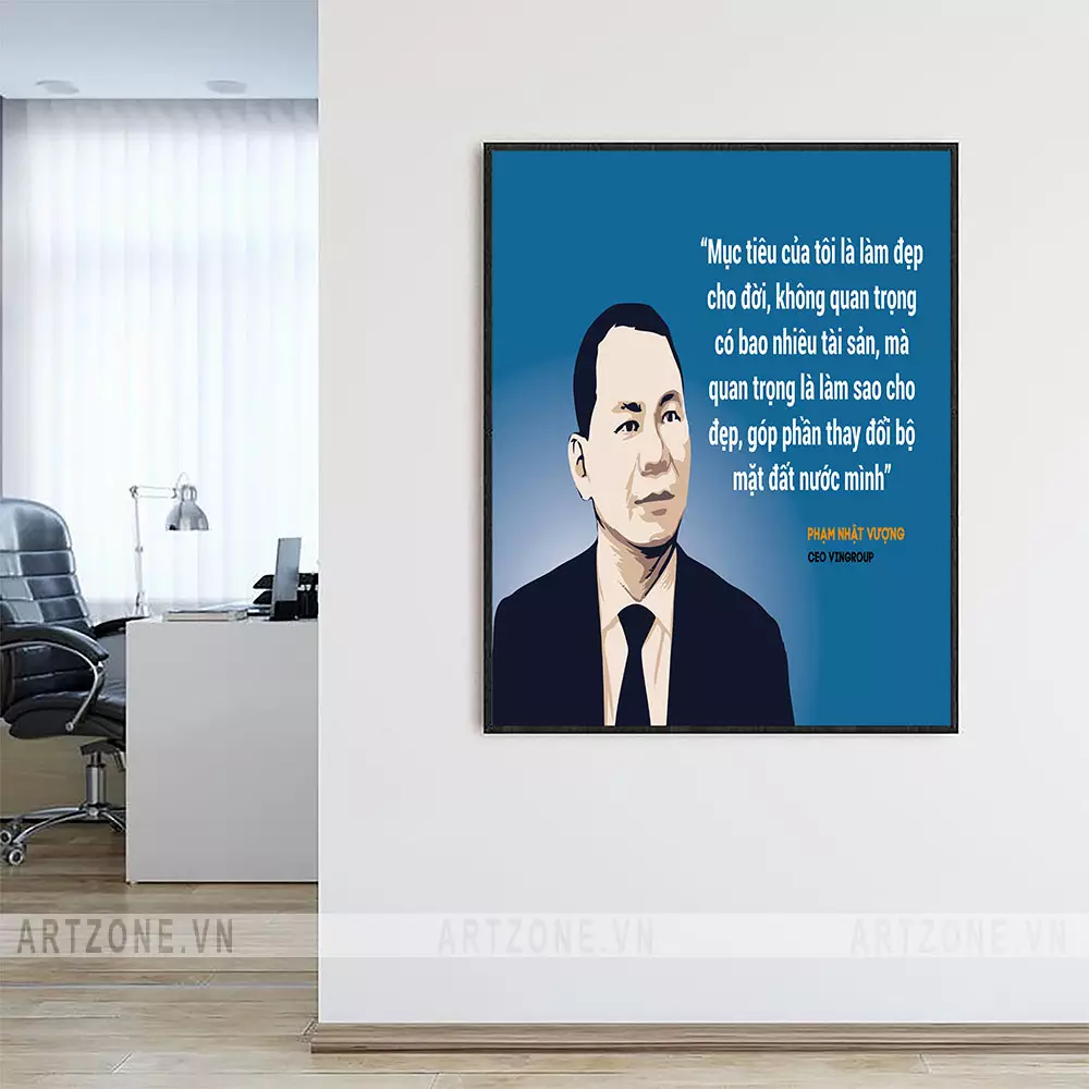 Tranh slogan cao cấp