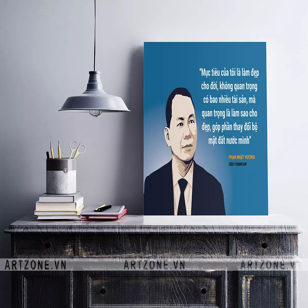 Tranh slogan tạo động lực cho nhân viên