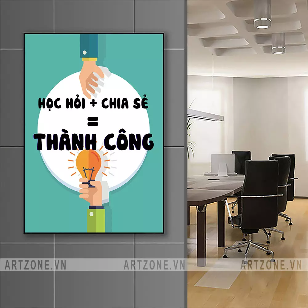Tranh tạo động lực làm việc nhóm
