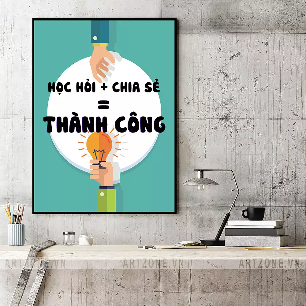 Mẫu tranh trang trí văn phòng đẹp