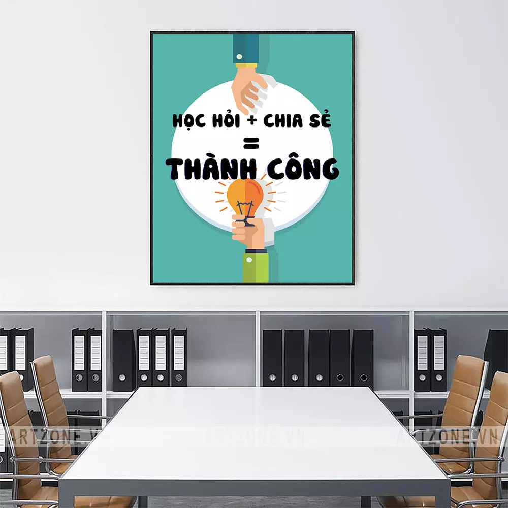 Tranh phù hợp với văn phòng hiện đại