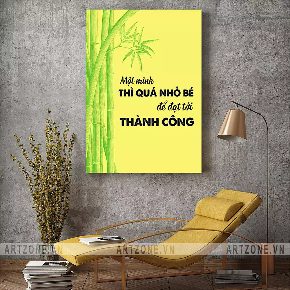 Tranh văn phòng tạo động lực làm việc nhóm