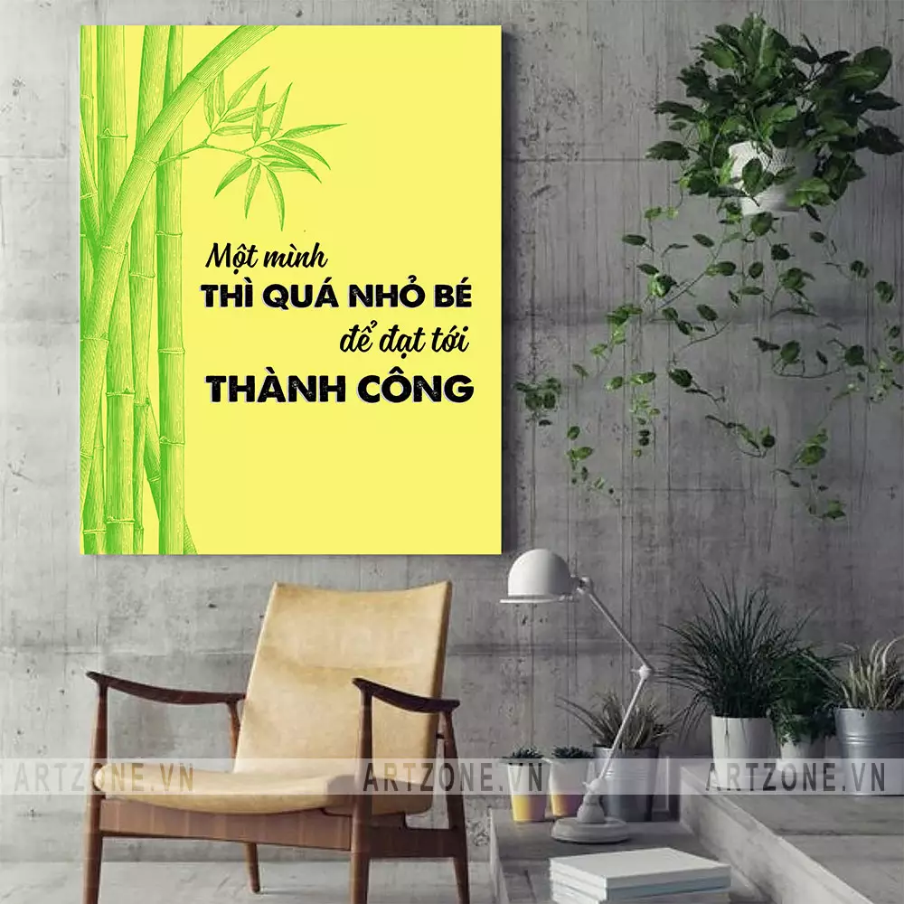 Tranh trang trí văn phòng hiện đại, tạo điểm nhấn