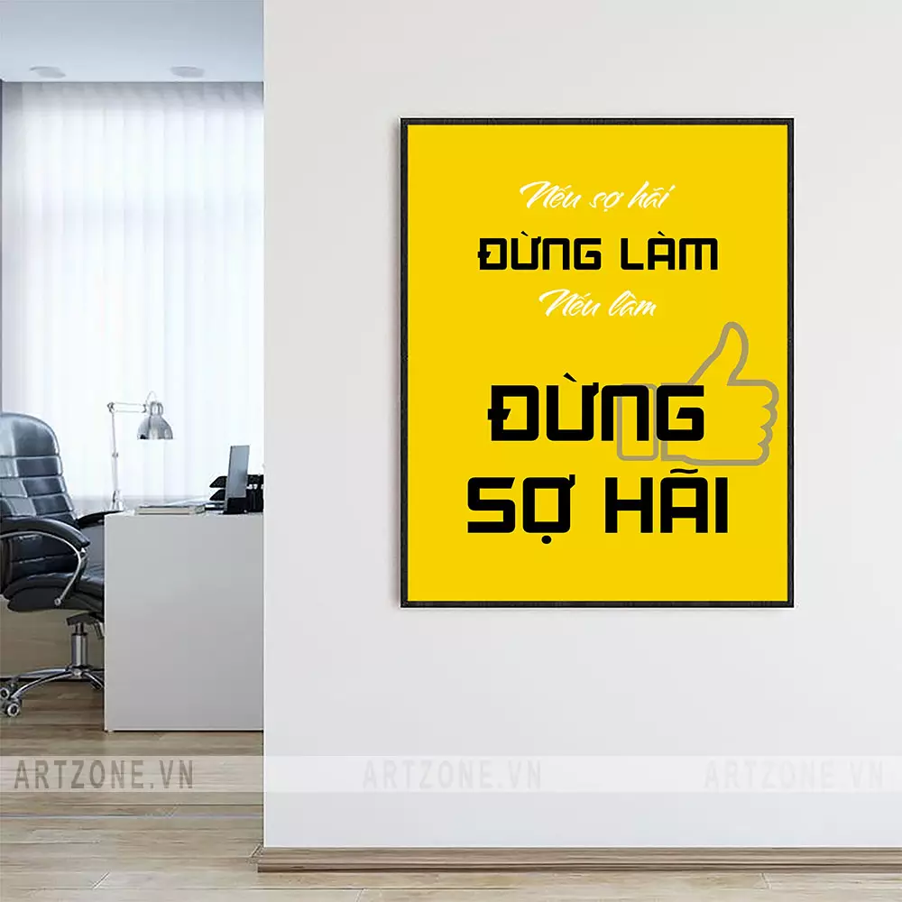 Lợi ích khi treo tranh slogan văn phòng Lợi ích khi treo tranh slogan văn phòng