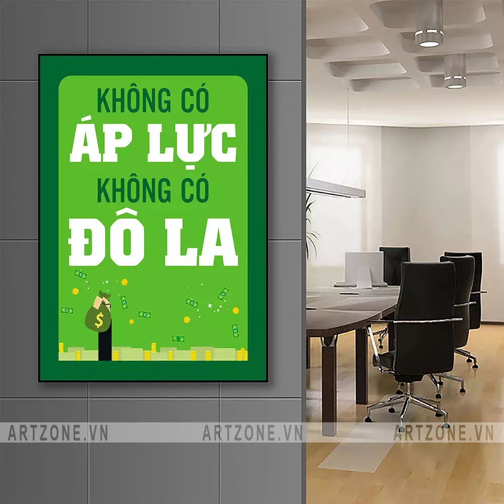 Tranh treo tường tạo không gian làm việc tích cực