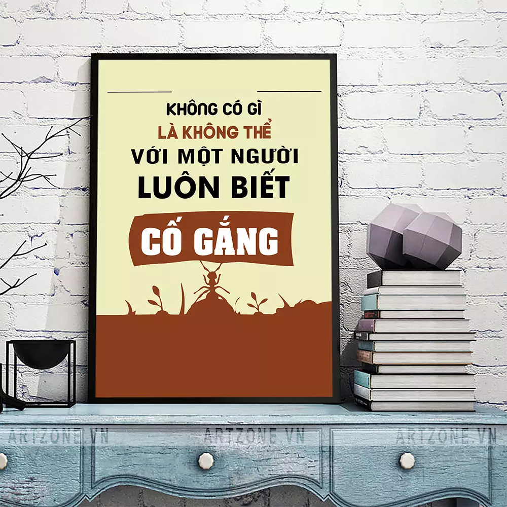 Tranh trang trí văn phòng động lực - nguồn cảm hứng cho sự cố gắng