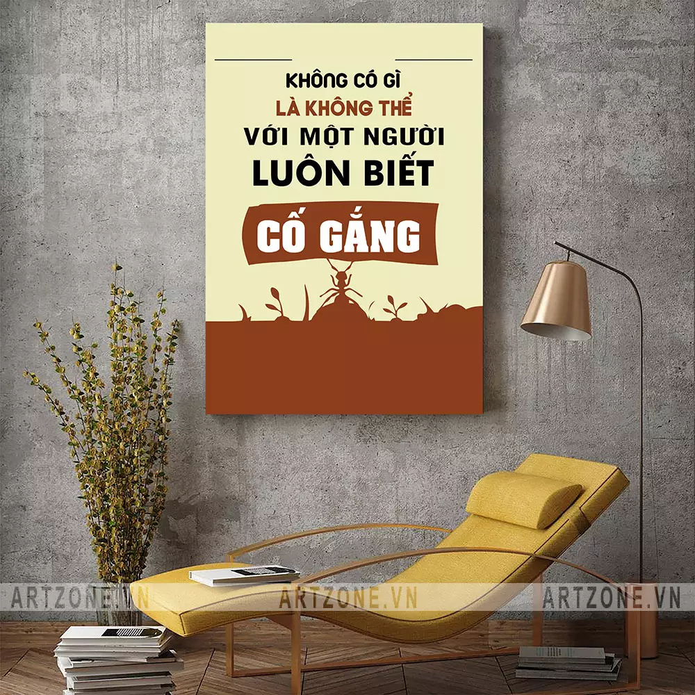 Sự cố gắng trong công việc là yếu tố then chốt để đạt được thành công