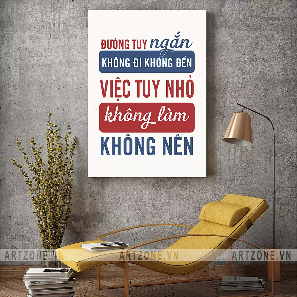 Chi tiết tranh slogan văn phòng AZ1-0542 Chi tiết tranh slogan văn phòng AZ1-0542