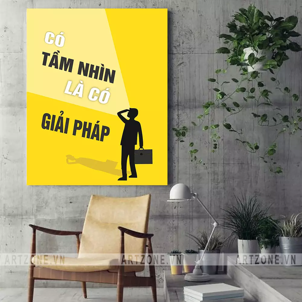 Tranh tạo động lực có thiết kế hiện đại và tinh tế