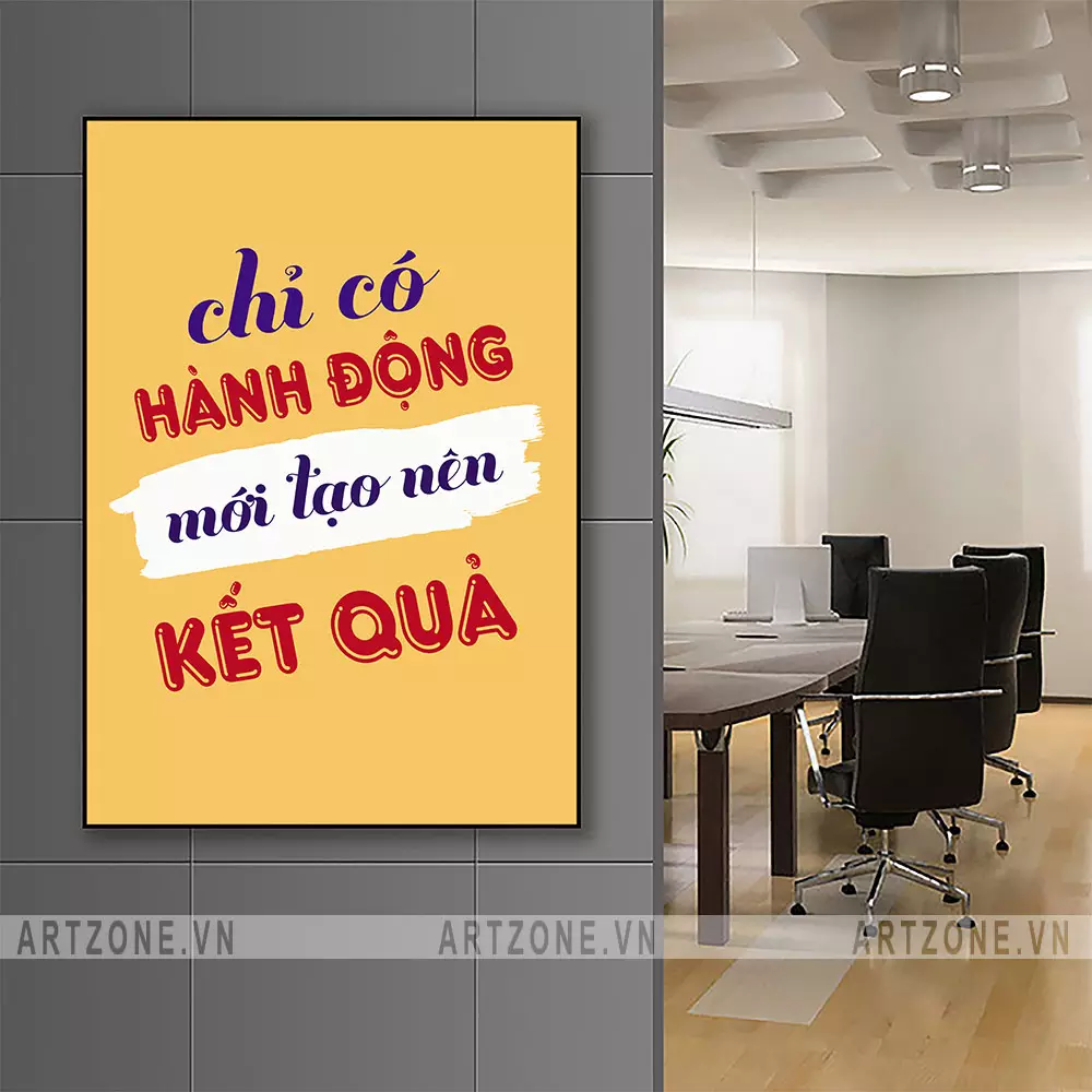 Khung tranh phù hợp với phong cách tranh