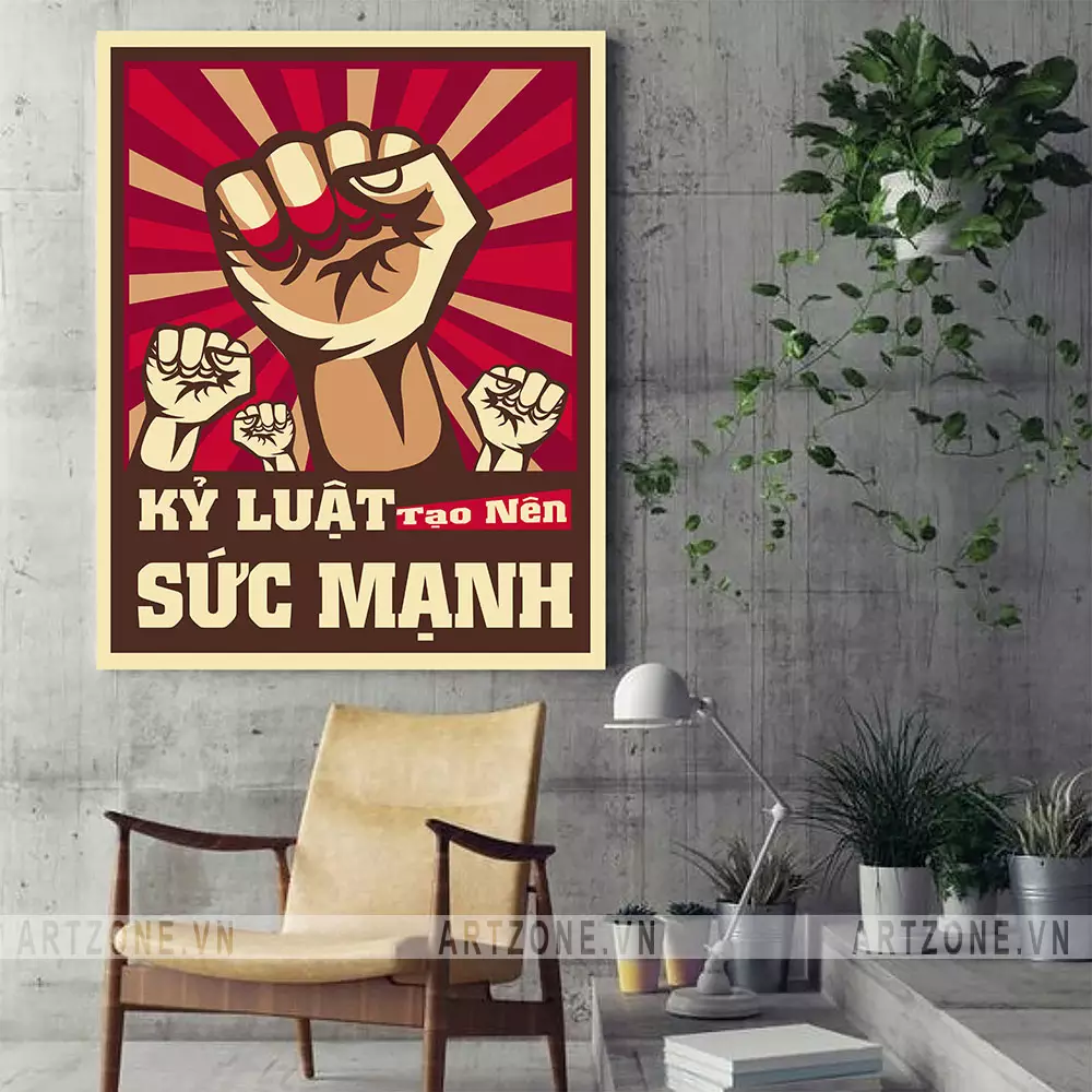 Tranh tạo động lực kỷ luật tạo nên sức mạnh