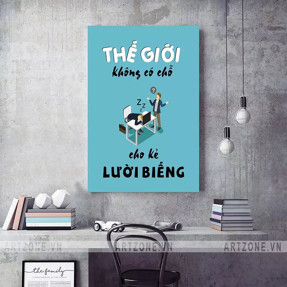 Vị trí treo tranh động lực trong văn phòng