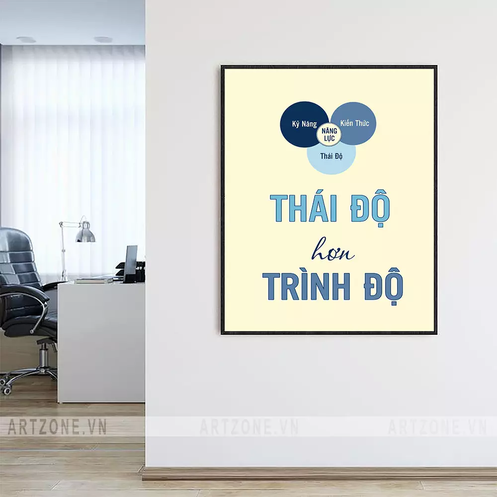 Tranh slogan đẹp cho văn phòng