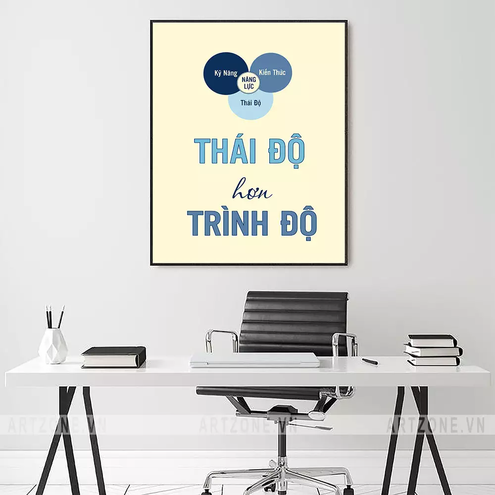 Tranh slogan trang trí văn phòng