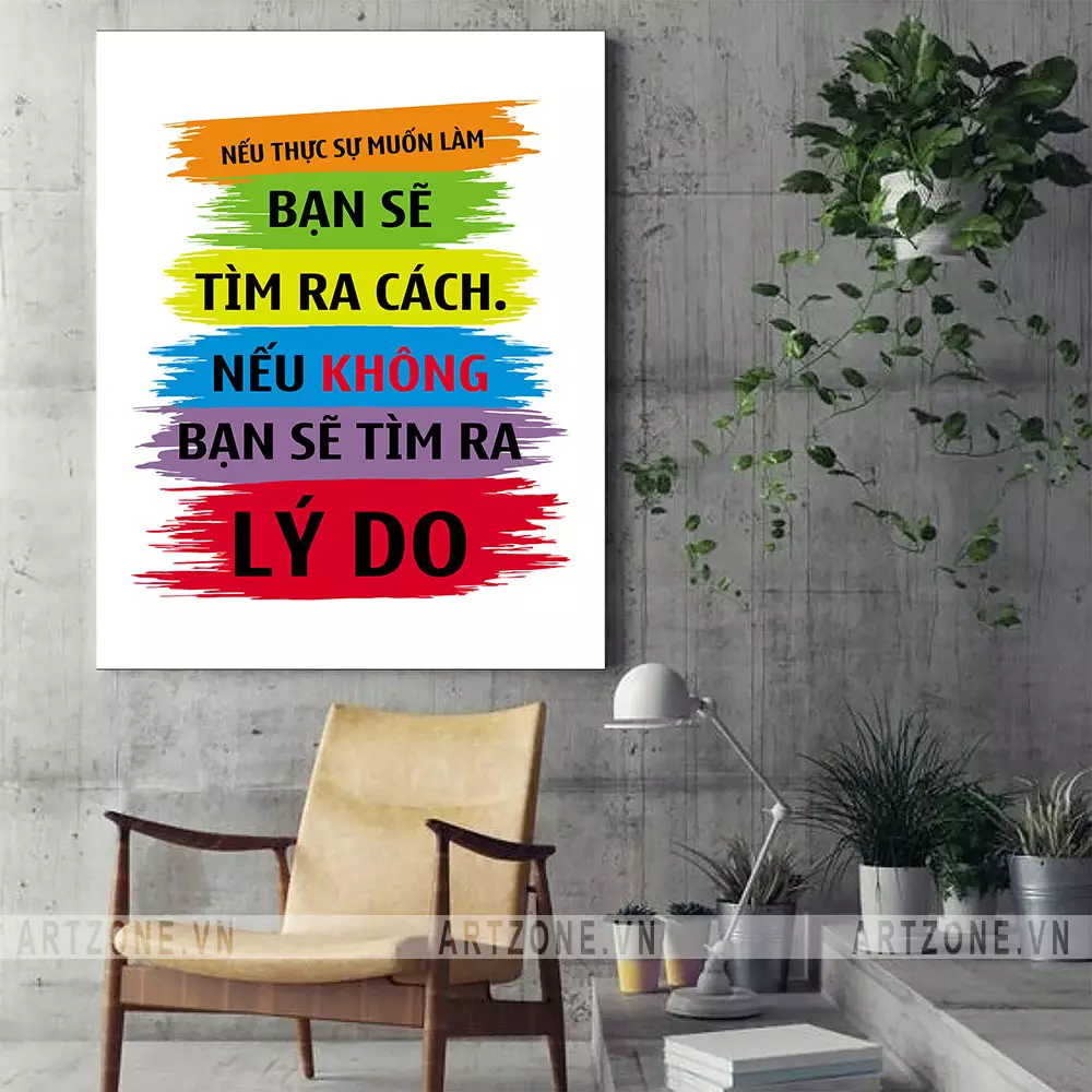 Tranh tạo động lực làm việc - Cho môi trường văn phòng chuyên nghiệp