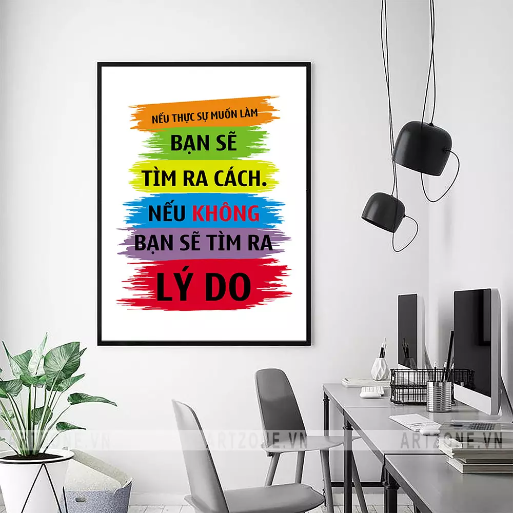 Tranh trang trí văn phòng - Tạo không khí làm việc tích cực