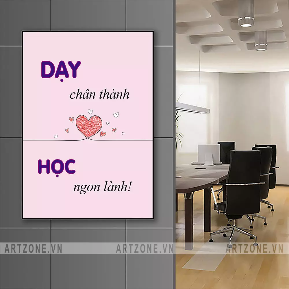 Tranh slogan văn phòng tạo động lực làm việc